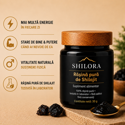 Rășină din silajit pur din Himalaya – Shilora®