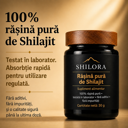 Rășină din silajit pur din Himalaya – Shilora®
